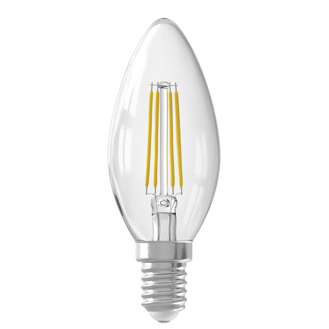 Majestic Filament LED Lamp - E14 - B35 - Clear - 5W - Dimmable
