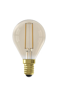 Majestic Warmfilament-LED-Lampe - E14 - P45 - Gold - 3,5W