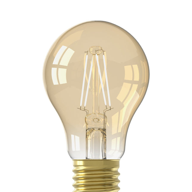 Majestic Warm Filament LED Lamp - E27 - A60 - Gold - 7.5W