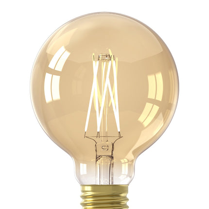 Majestic Warm Filament LED Lamp - E27 - G80 - Gold - 3.5W