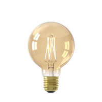Majestic Warmfilament-LED-Lampe - E27 - G80 - Gold - 3,5W