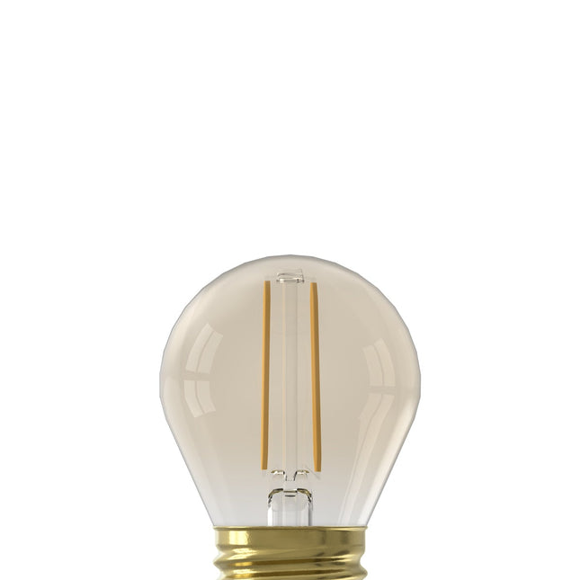 Majestic Warm Filament LED Lamp - E27 - P45 - Gold - 3.5W