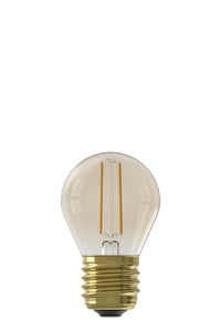 Majestic Warmfilament-LED-Lampe - E27 - P45 - Gold - 3,5W